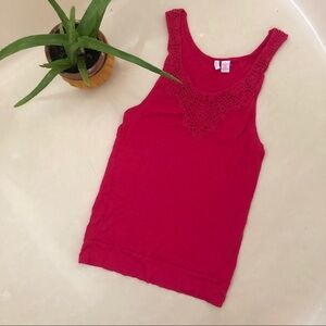 One Step Up lace tank top blouse